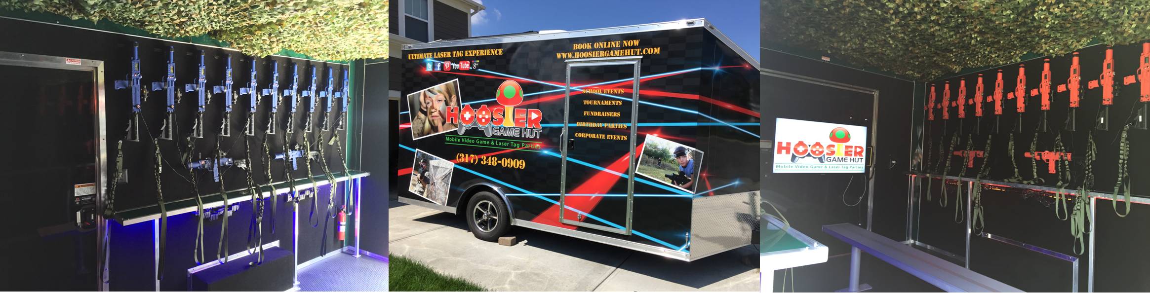 indianapolislasertagpartycollage1 Hoosier Game Hut Muncie, Indiana